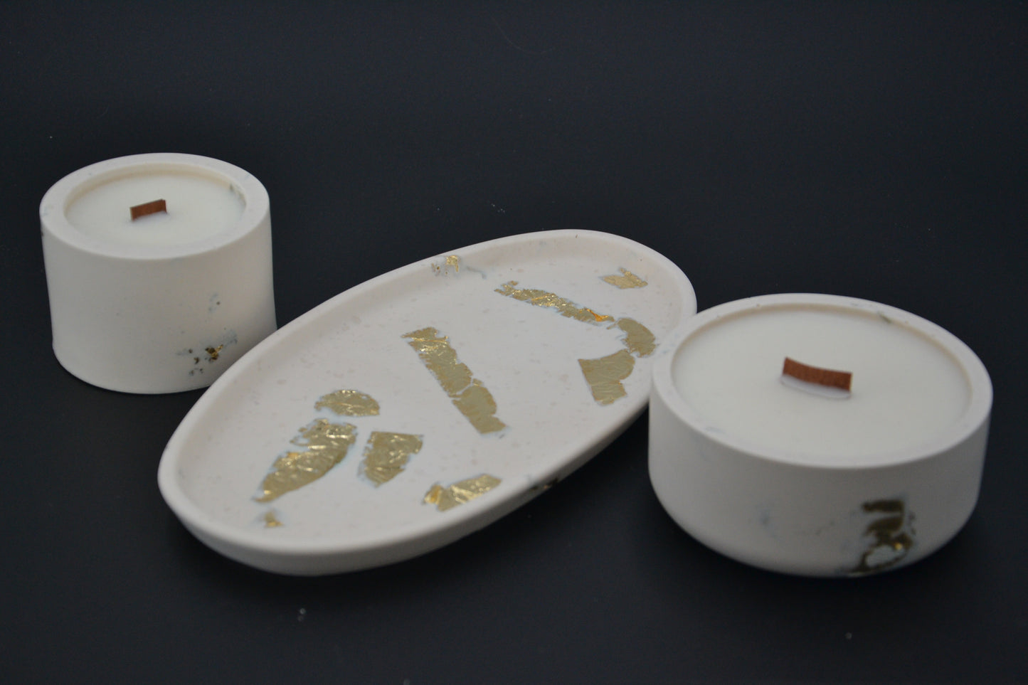 Holdfény ásványgyanta gyertyaszett