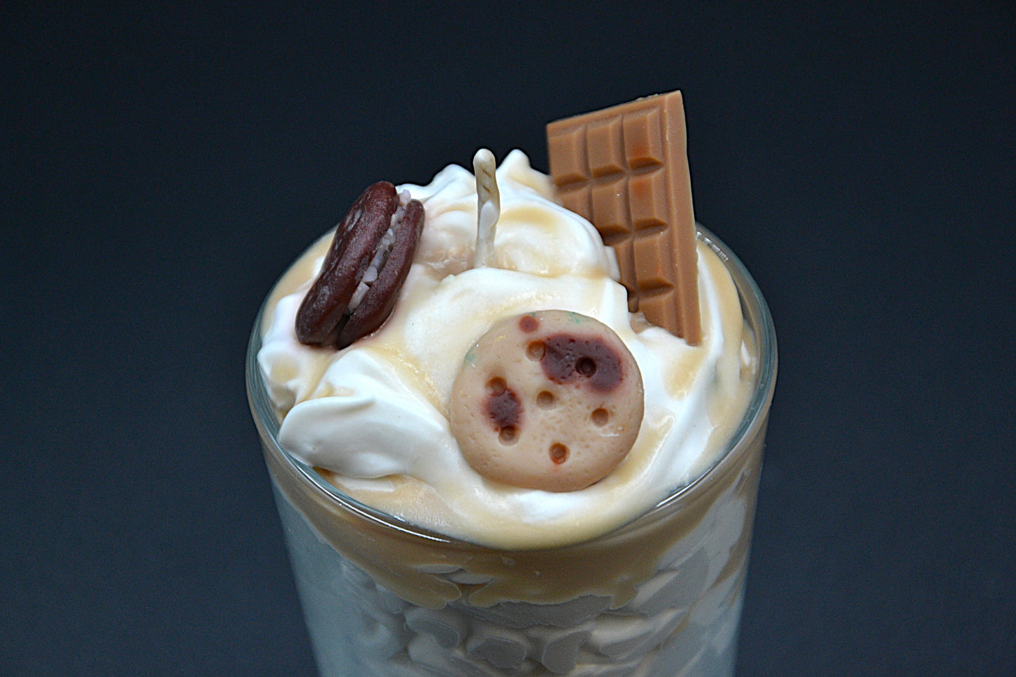 Pohárdesszert gyertya