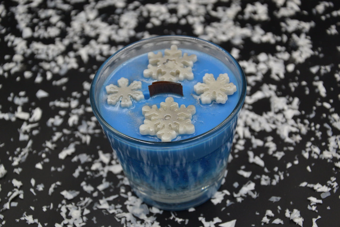 Jégkristály zselé gyertya