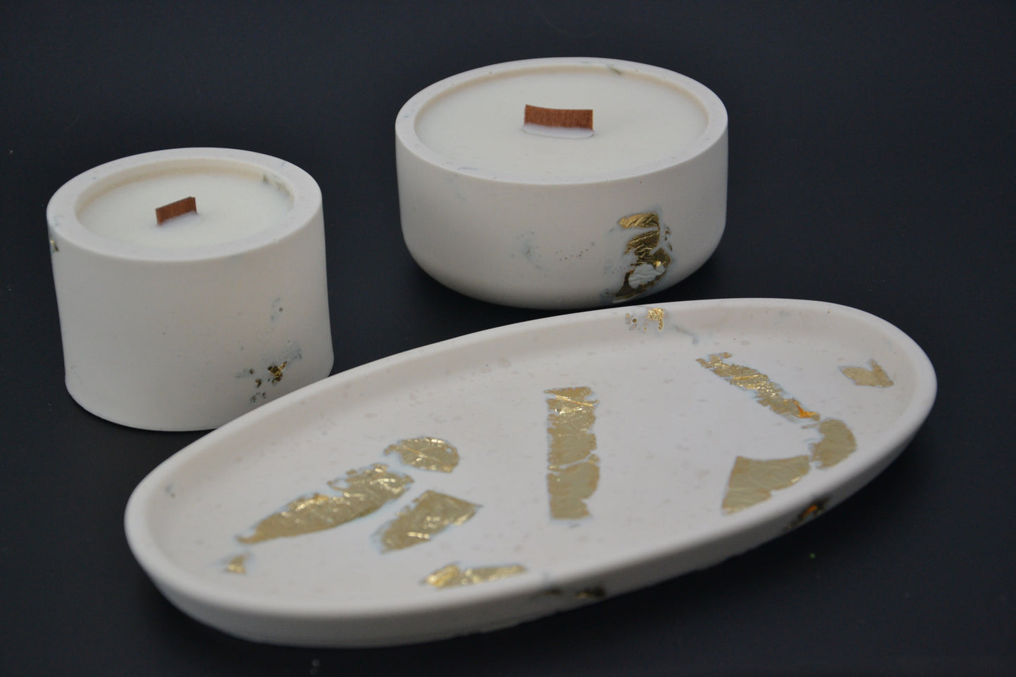 Holdfény ásványgyanta gyertyaszett