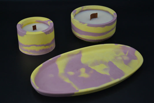 Alkony ásványgyanta gyertyaszett