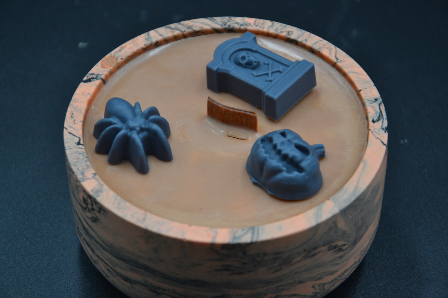 Haloween gyertyaszett tálcával 1