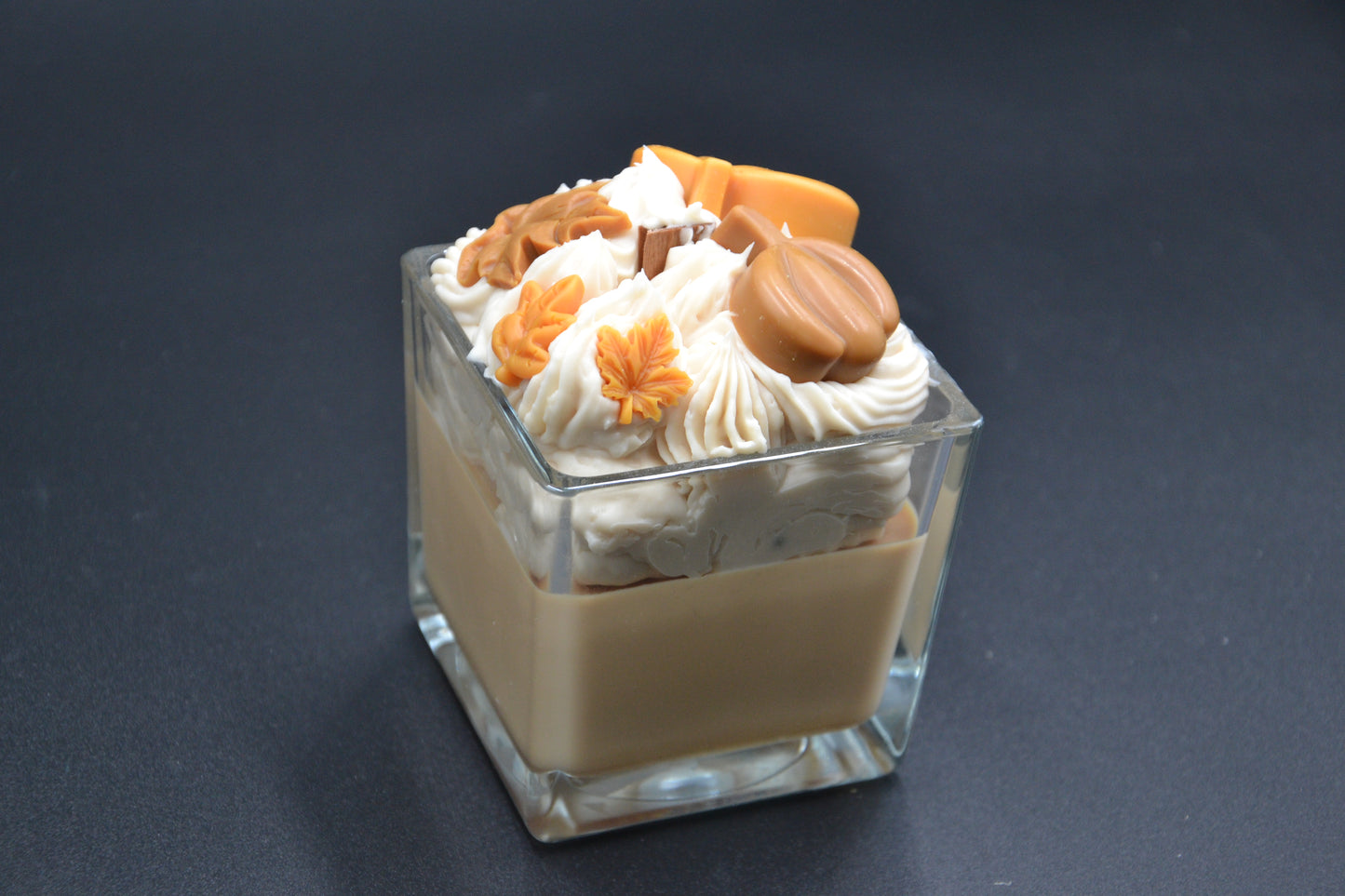 Őszi hangulat üveggyertya 1