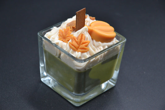 Őszi hangulat üveggyertya 3