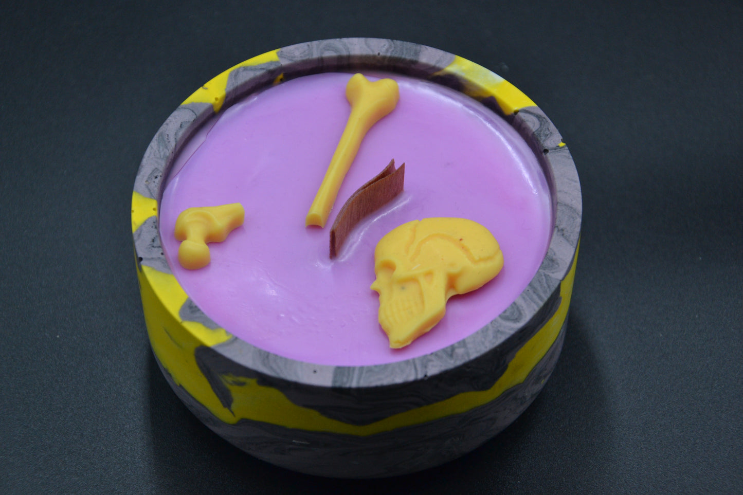 Halloween gyertyaszett tálcával 3