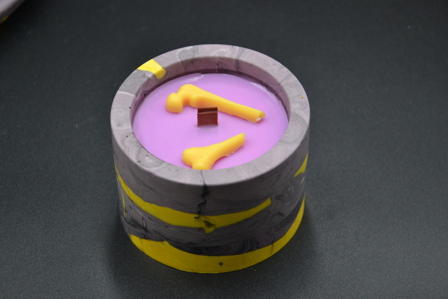 Halloween gyertyaszett tálcával 3