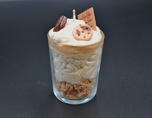 Pohárdesszert gyertya