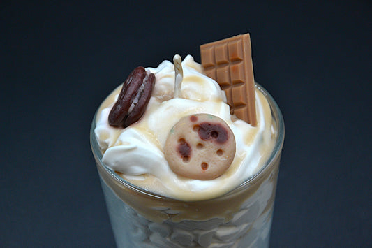 Pohárdesszert gyertya