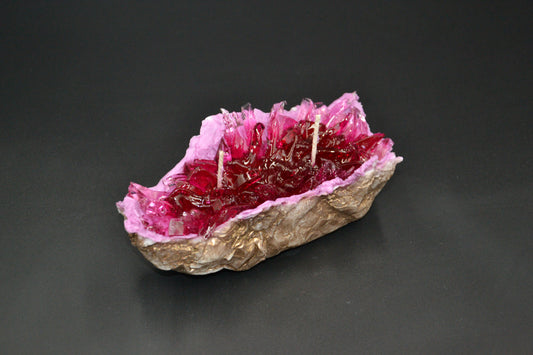 Turmalin ásvány zseléviasz gyertya