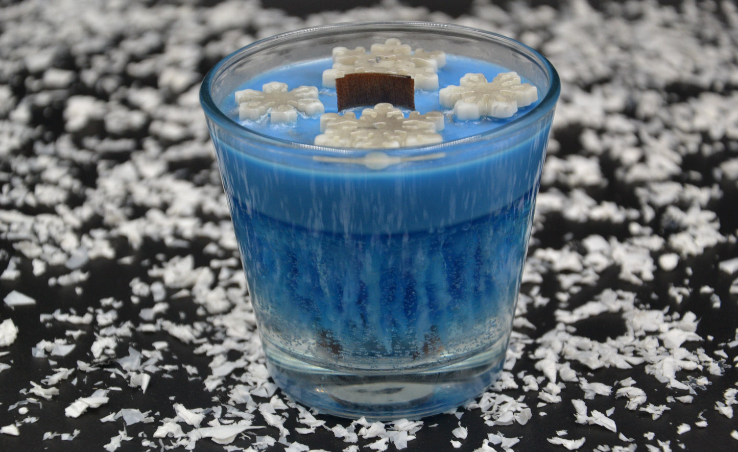 Jégkristály zselé gyertya