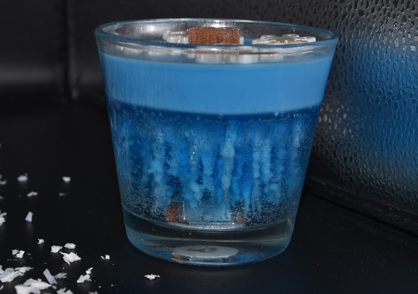 Jégkristály zselé gyertya